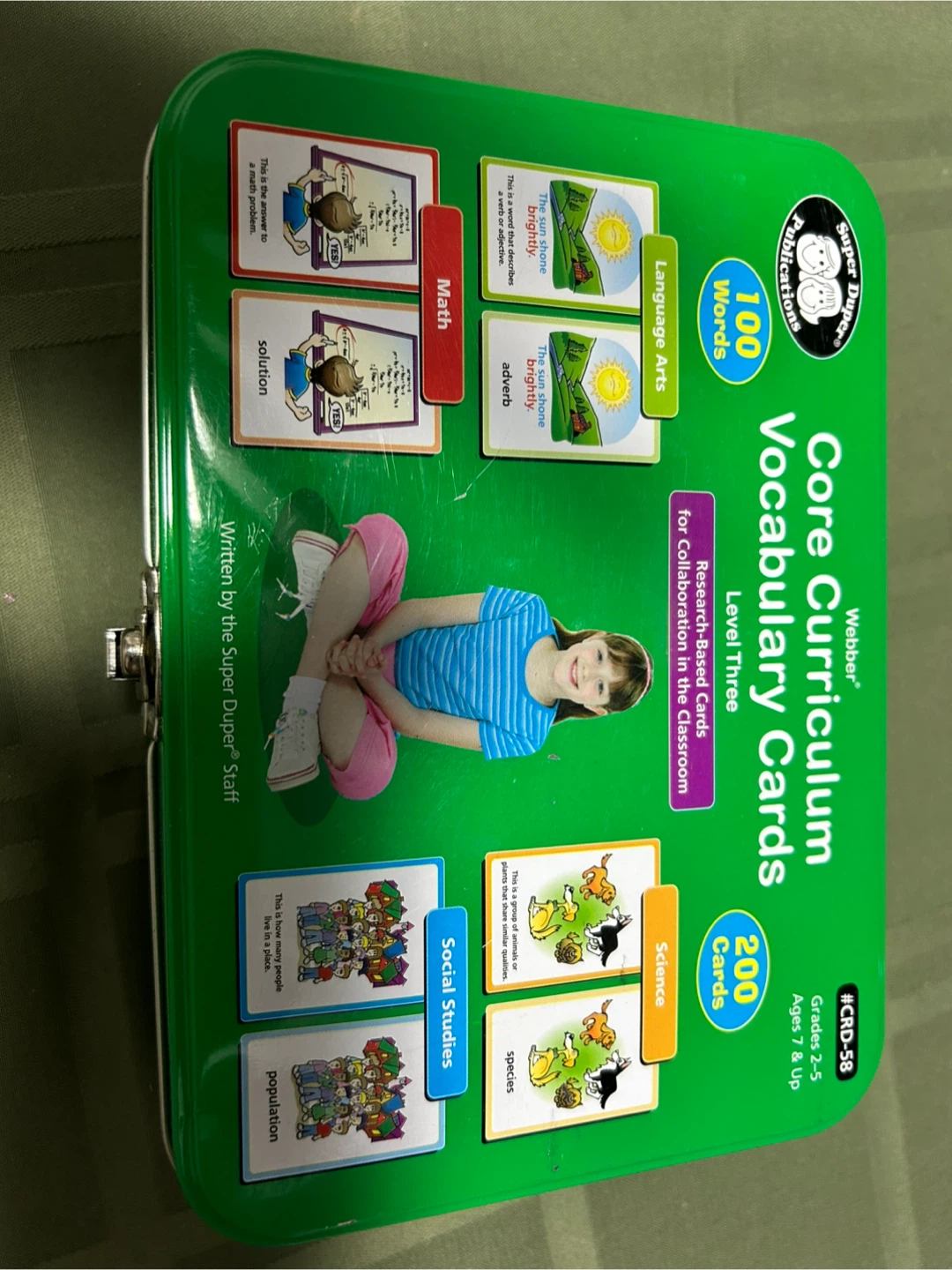 Core Curriculum Vocabulary Cards Level Three - photo 2