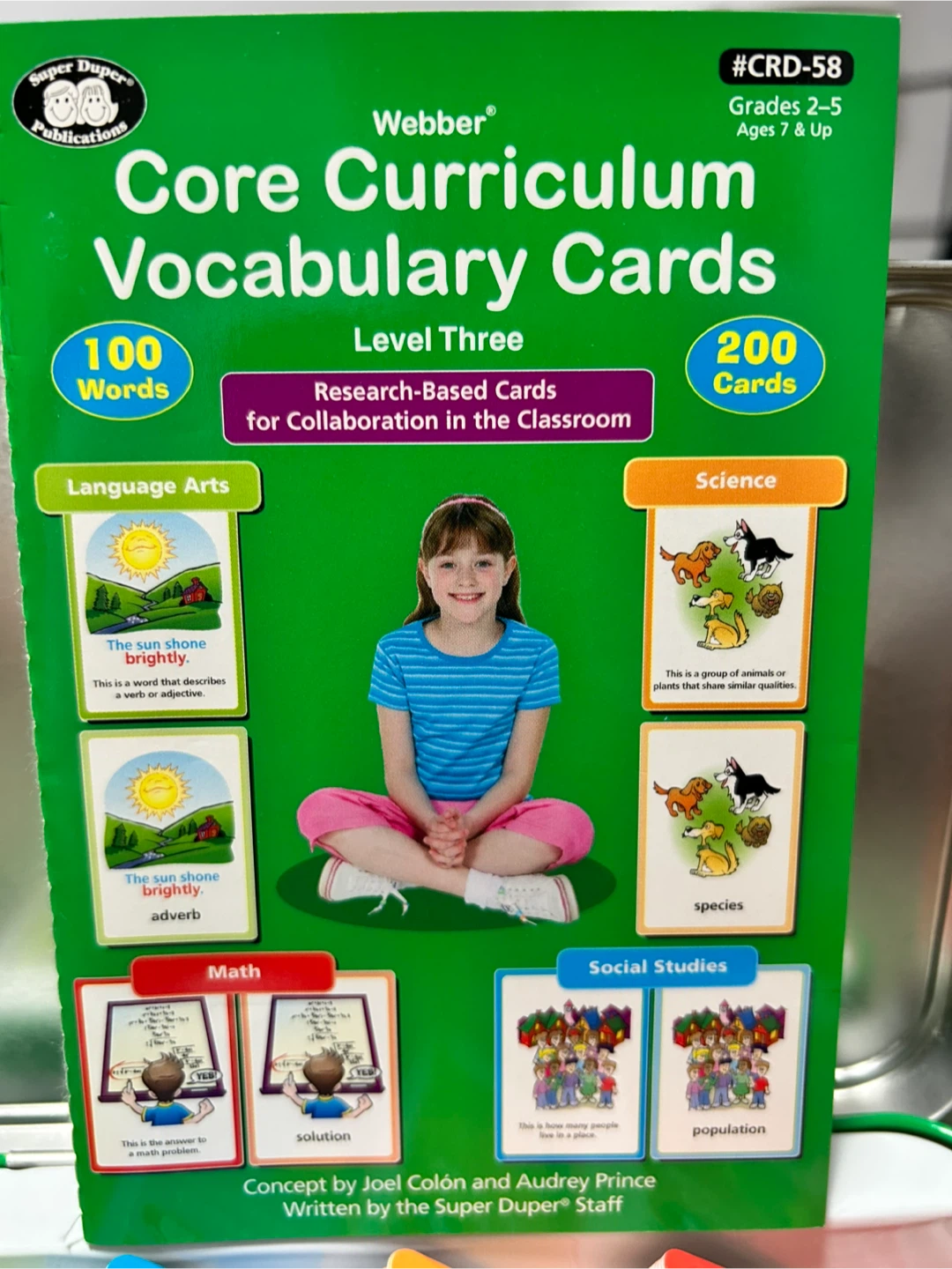 Core Curriculum Vocabulary Cards Level Three