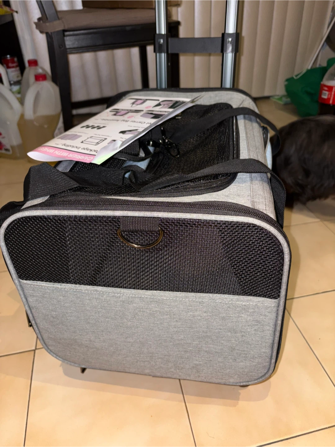 Airline Pet Carrier with Wheels - photo 3