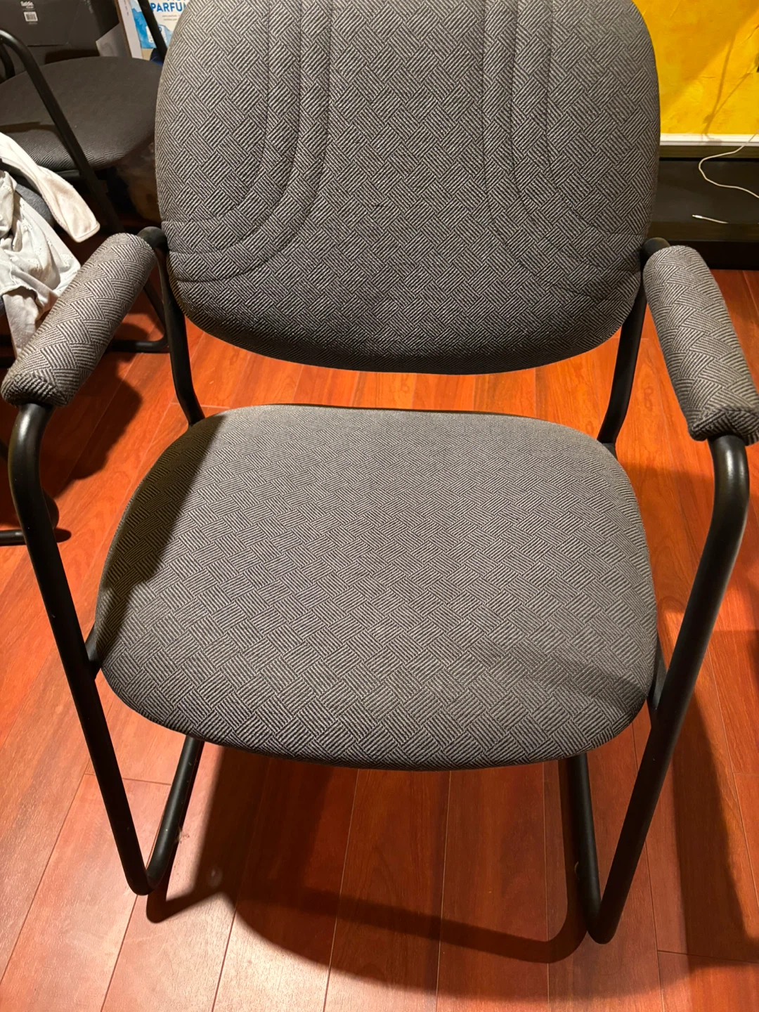 Grey office chair