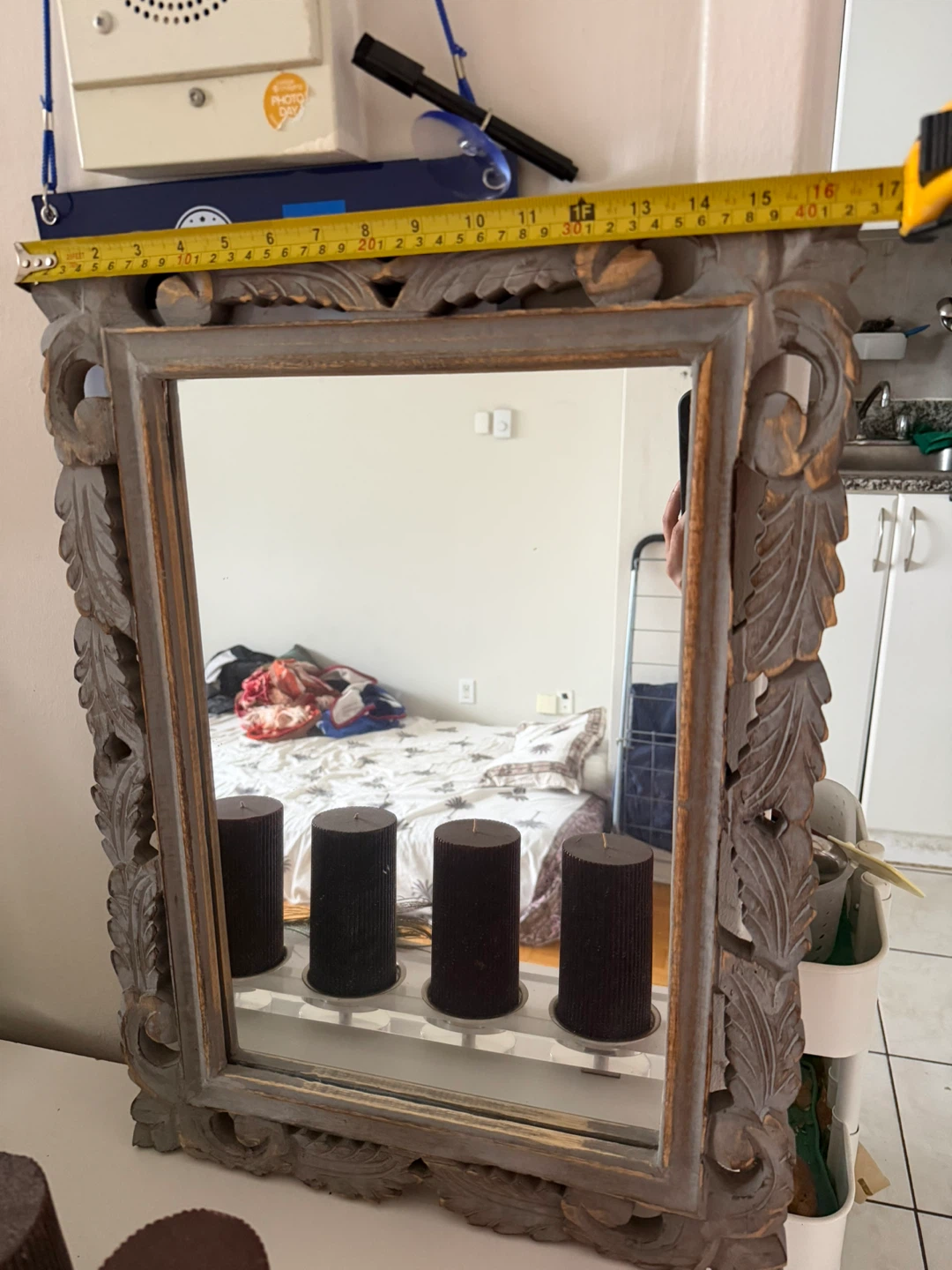 Ornate Carved Mirror - photo 2