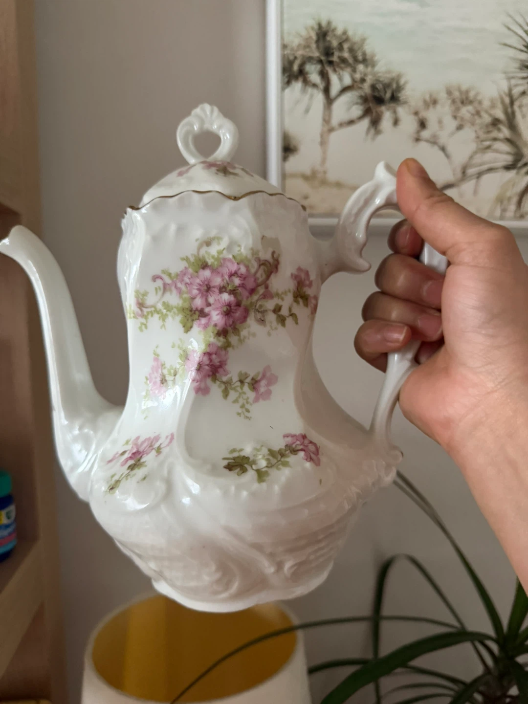 Vintage Floral Teapot - photo 2
