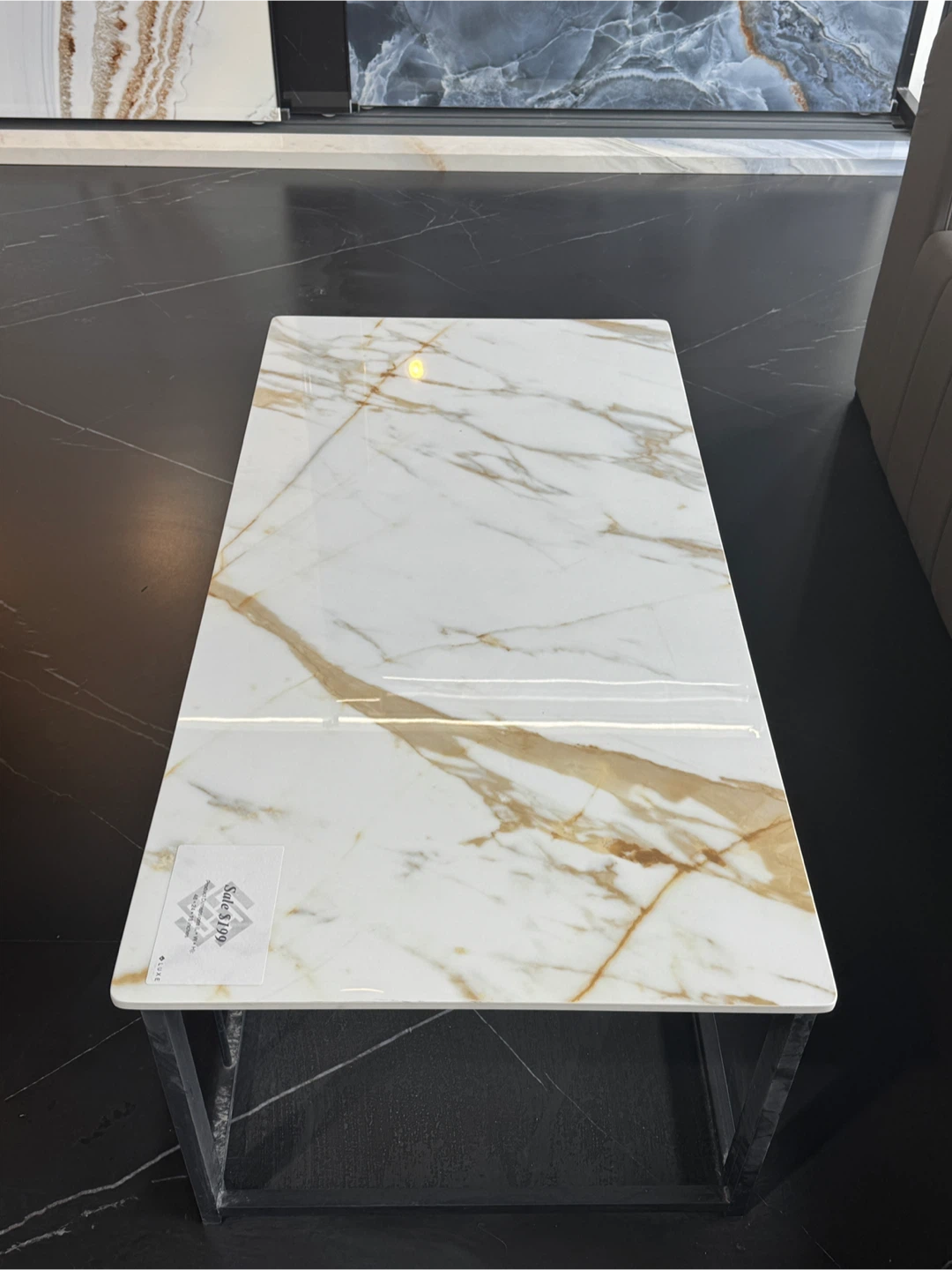 Rectangular Coffee Table with porcelain  Top - photo 3