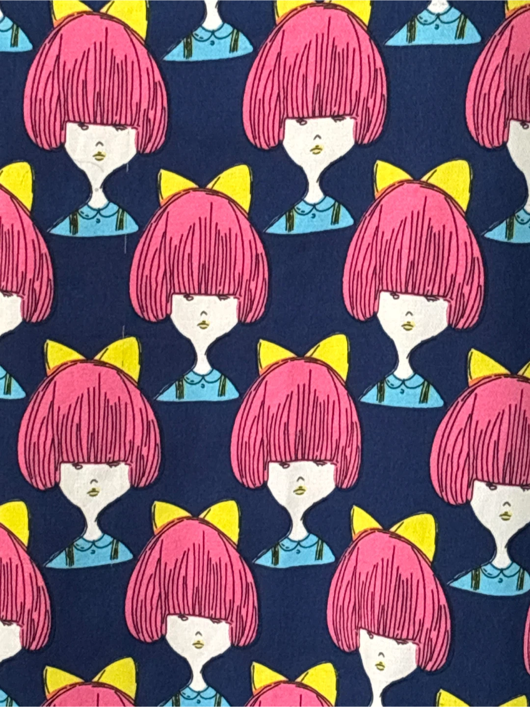 Kling Women's Dress Size 1 Navy Doll Print Short Sleeve - photo 3