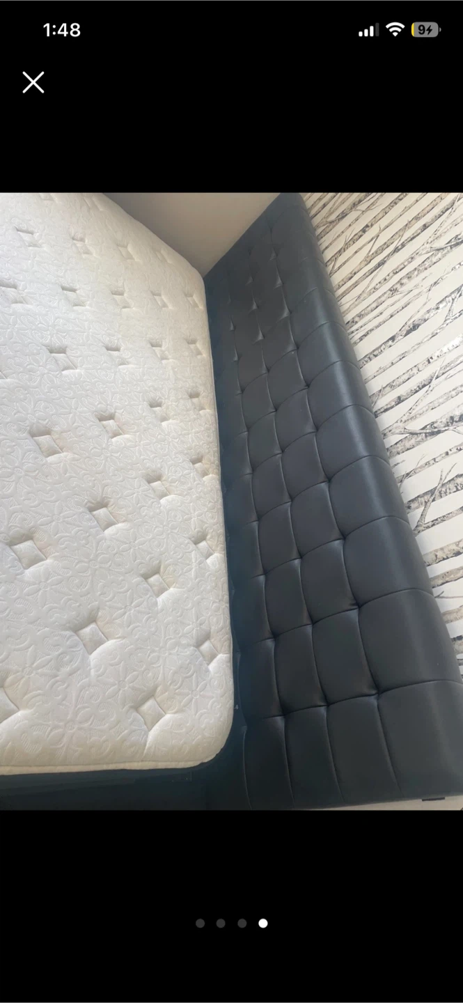 Kingsdown King Size Mattress and frame for sale - photo 2