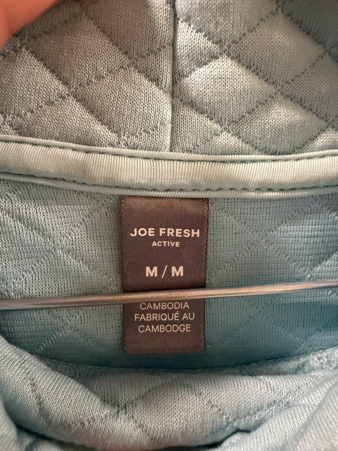 New Joe Fresh Active Quilted Cowl Neck Sweatshirt - photo 3