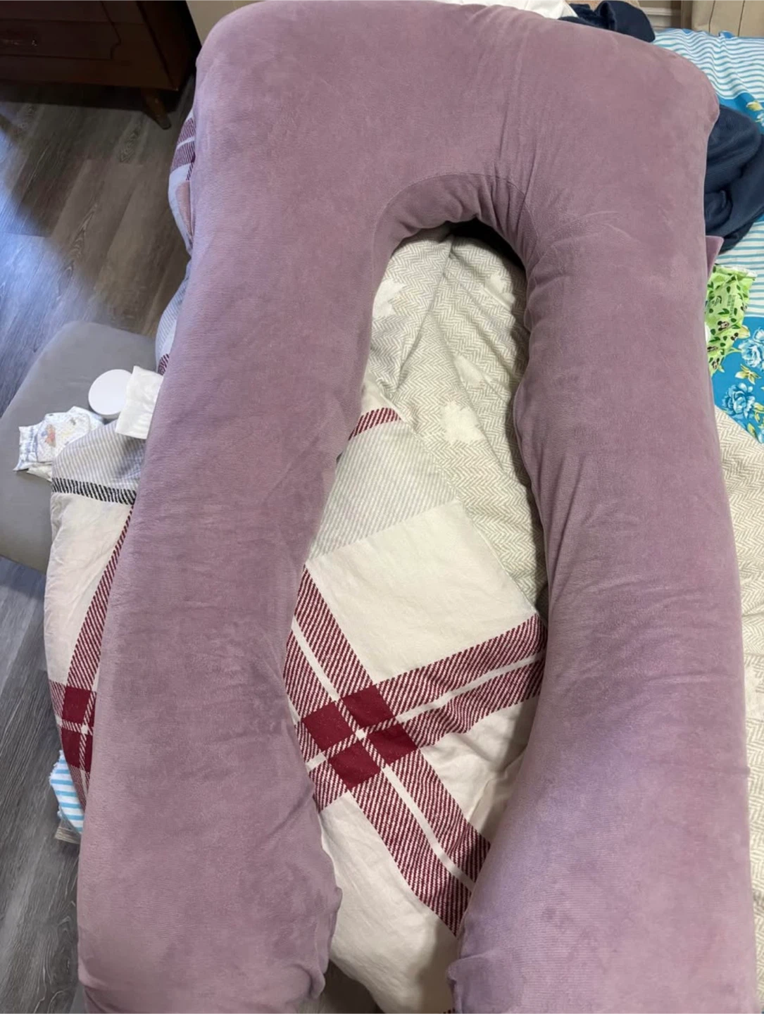 U-Shaped Maternity Pillow - Lavender - photo 2
