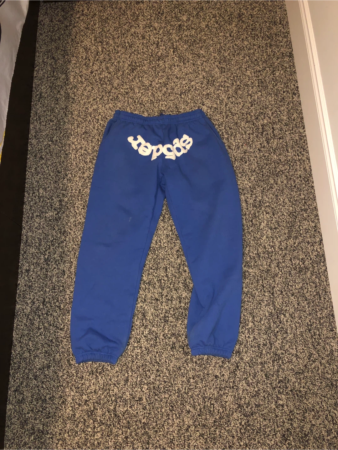SP5DER Blue Sweatpants
