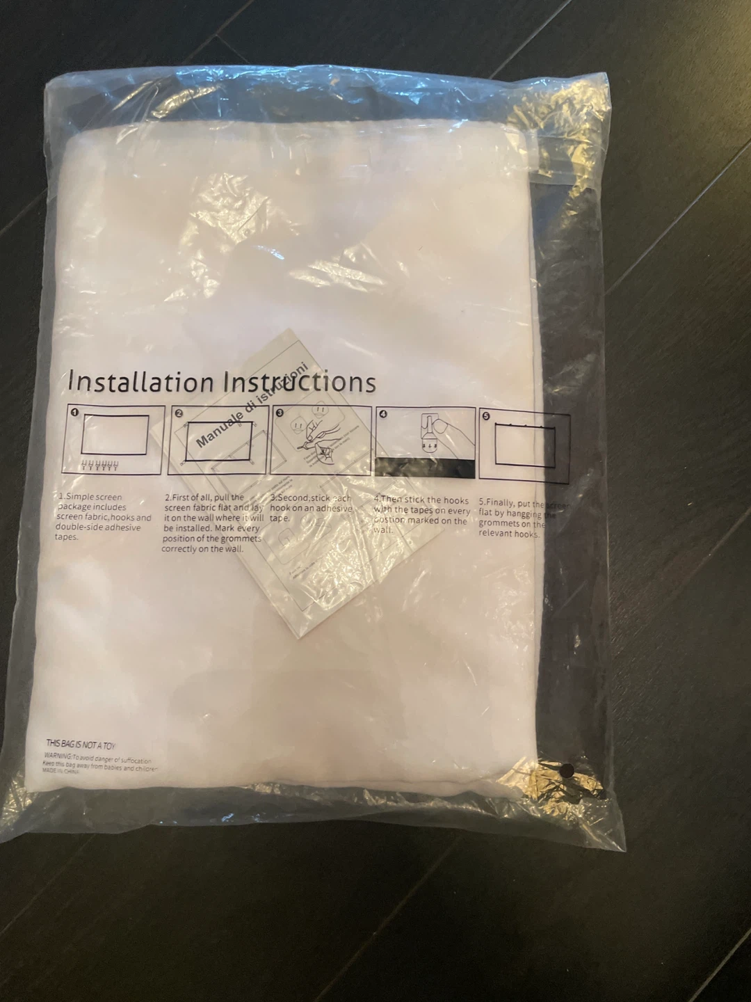 Simple Projection Screen - 100 inch, 16:9 - photo 2