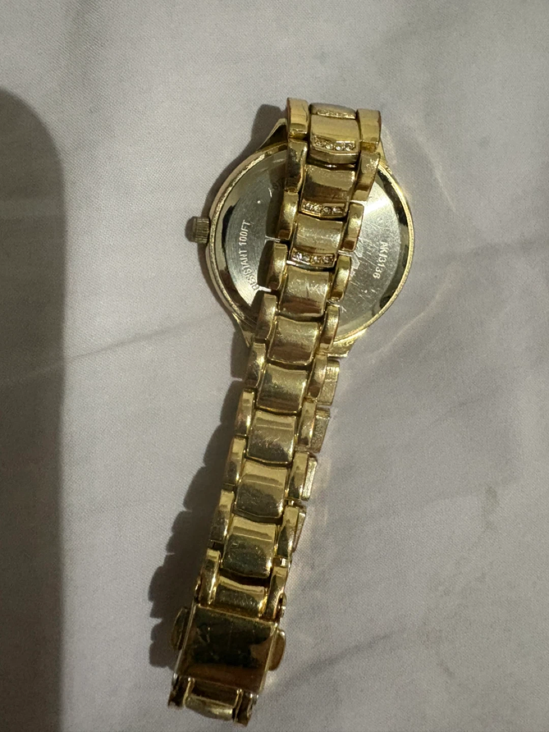 Anne Klein Gold Tone Crystal Accented Watch - photo 2