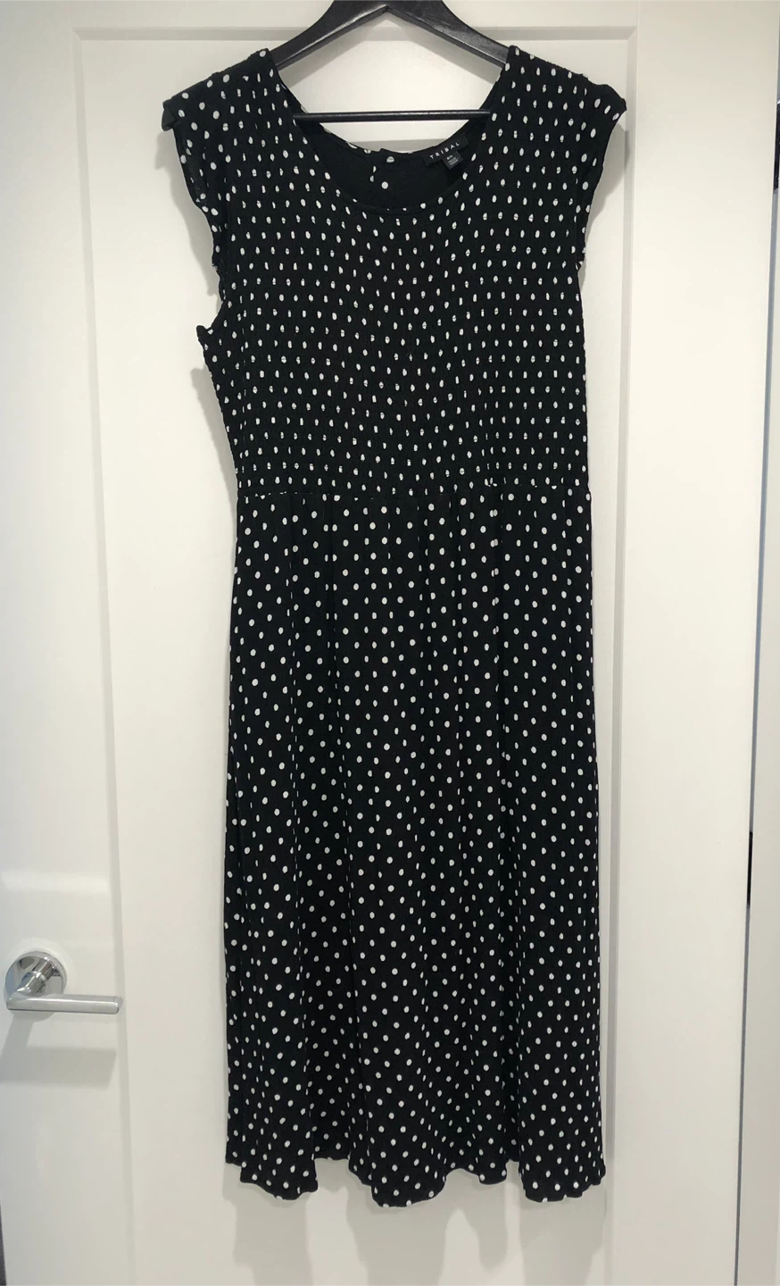 Tribal Women's Smocked Polka Dot Dress - photo 2
