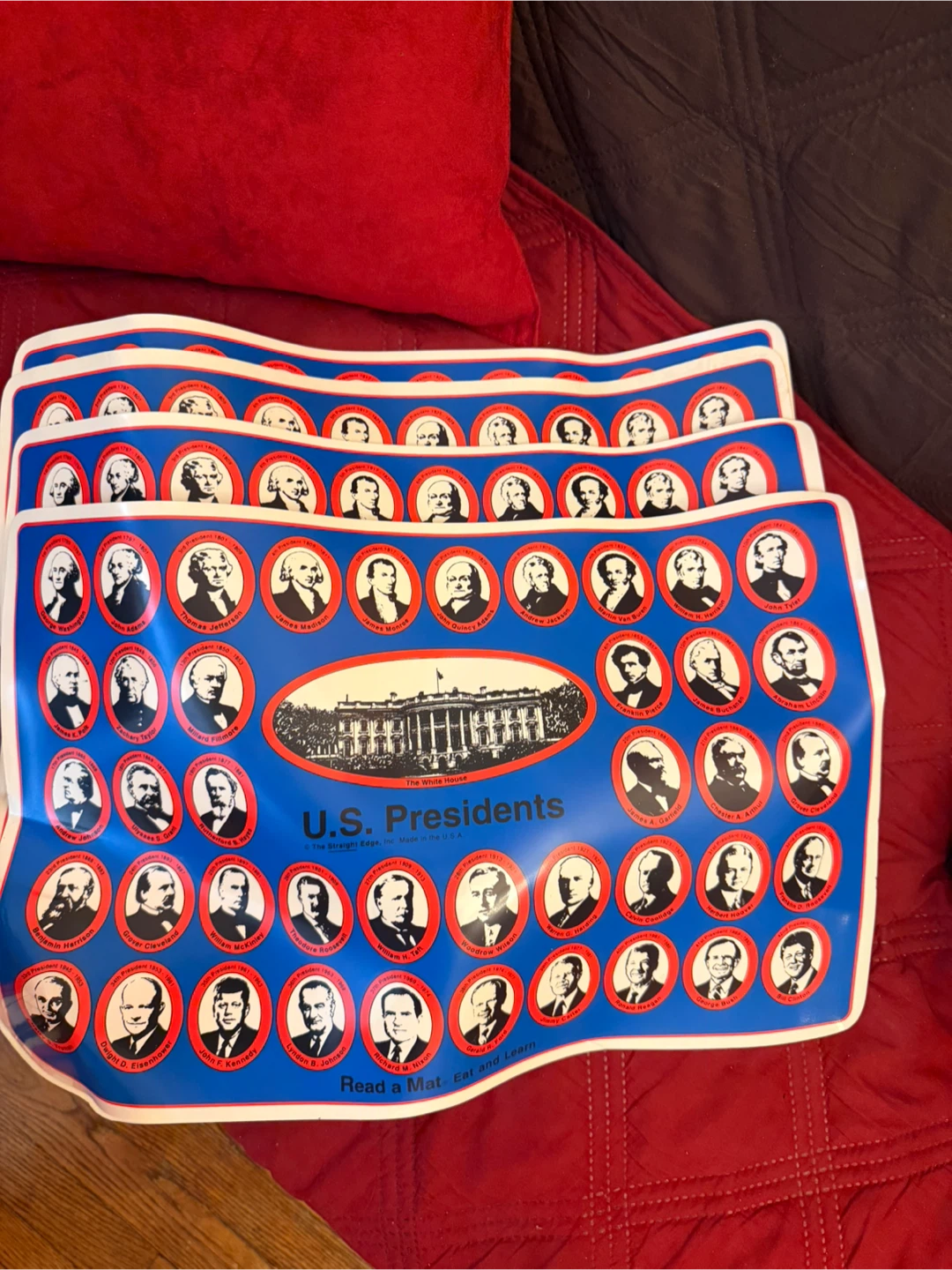 U.S. Presidents Educational Mats (Set of 4) - photo 2