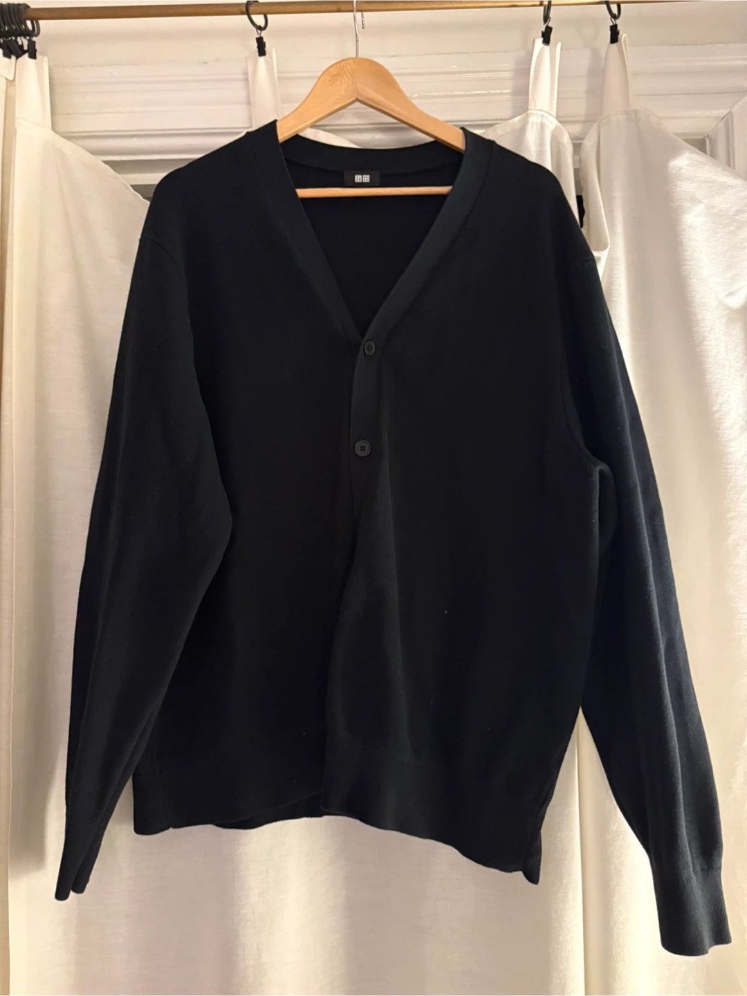 Uniqlo Cardigan - Black - XL/TG