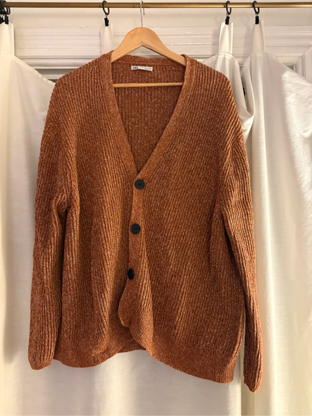 ZARA Men's Cardigan - Size XL