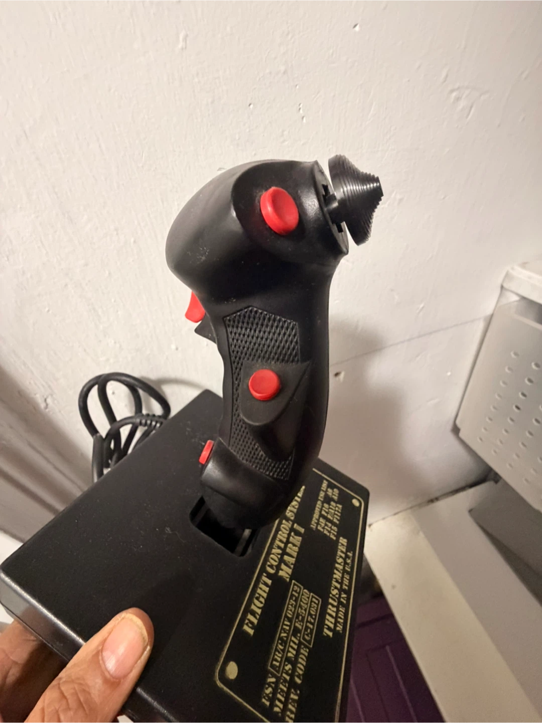 Thrustmaster Mark I Flight Control System Joystick