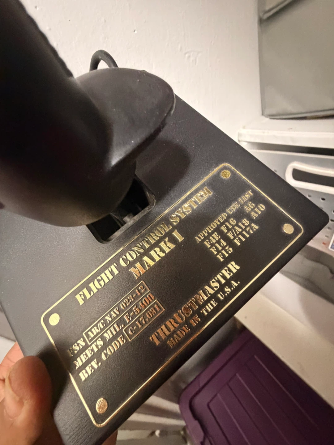 Thrustmaster Mark I Flight Control System Joystick - photo 3