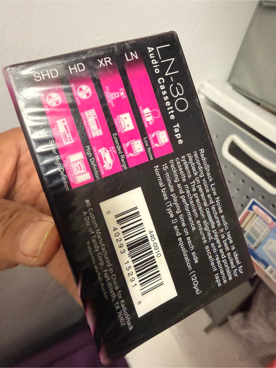 RadioShack LN-30 Audio Cassette Tape 2 Pack