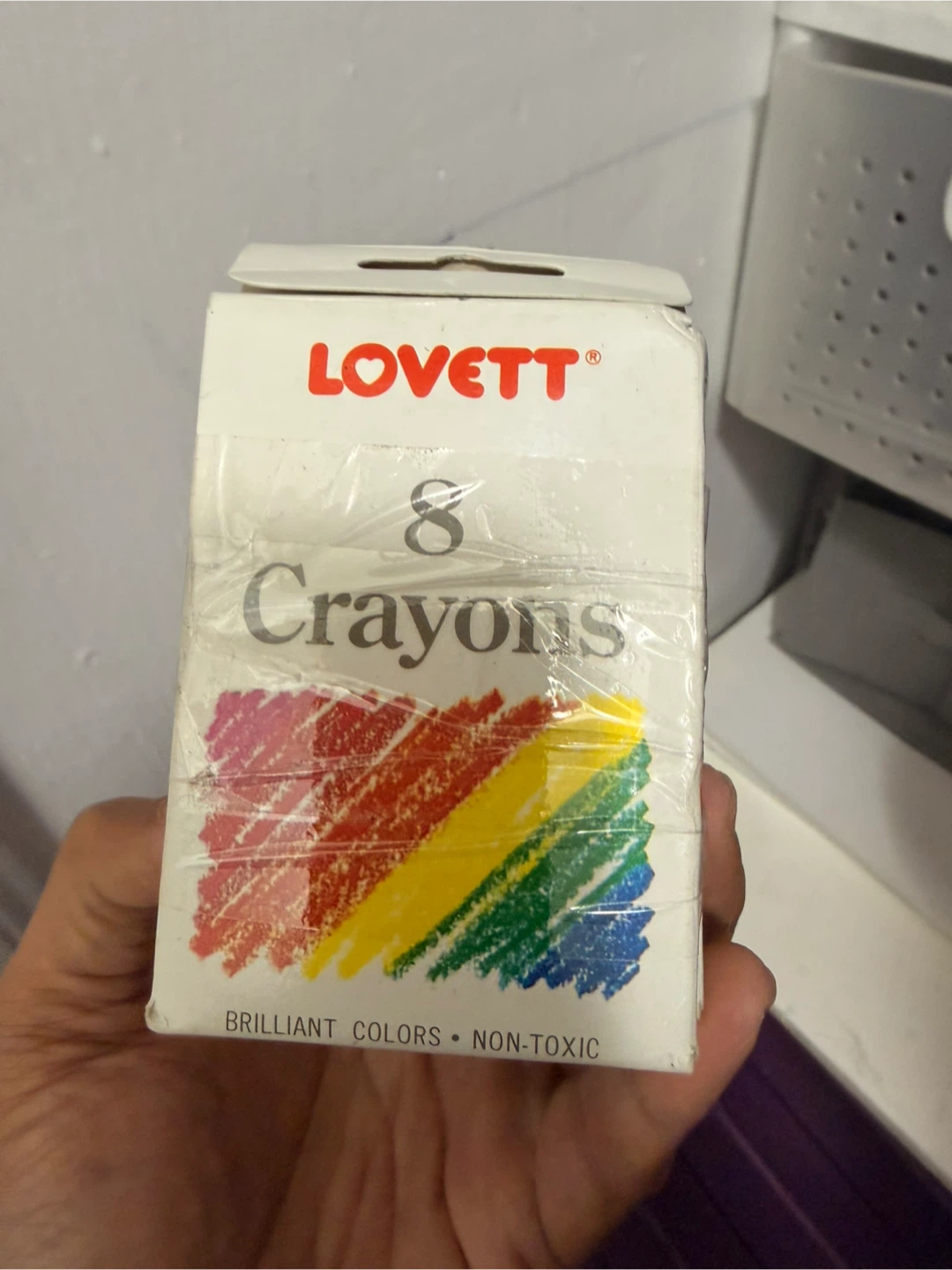 Lovett 8 Crayons Box - Brilliant Colors, Non-Toxic - photo 2