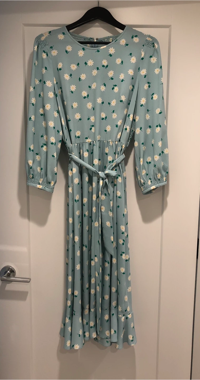 Kate Spade Smocked Midi Dress