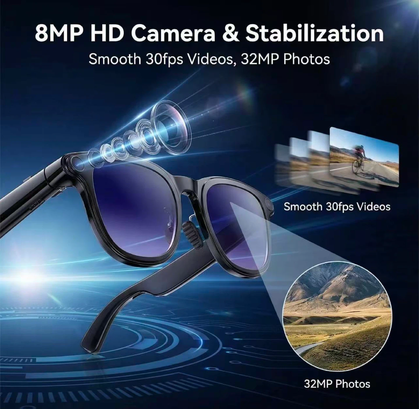 Smart AI Glasses with Camera - photo 4
