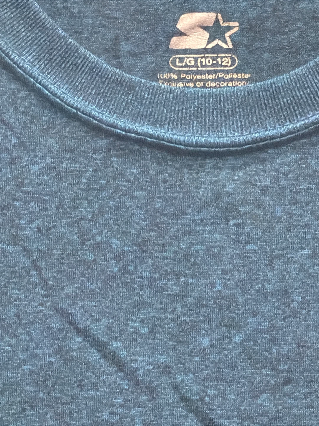 Starter Long Sleeve T-Shirt - L/G (10-12) - Teal - photo 2