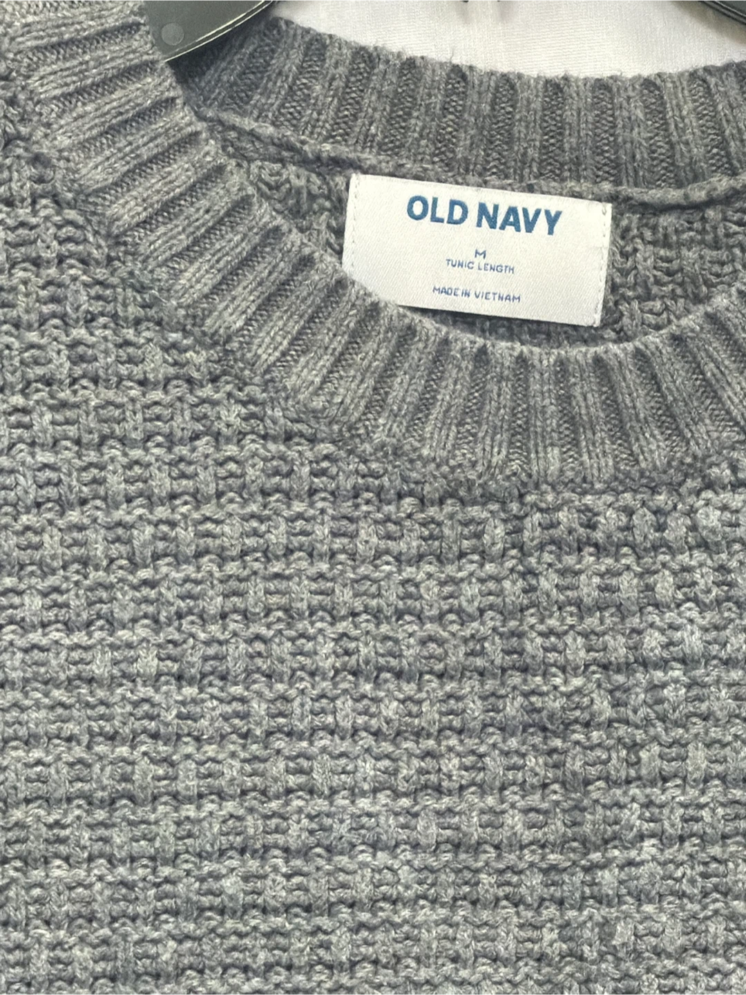 Old Navy Gray Tunic Length Sweater - Size M - photo 2