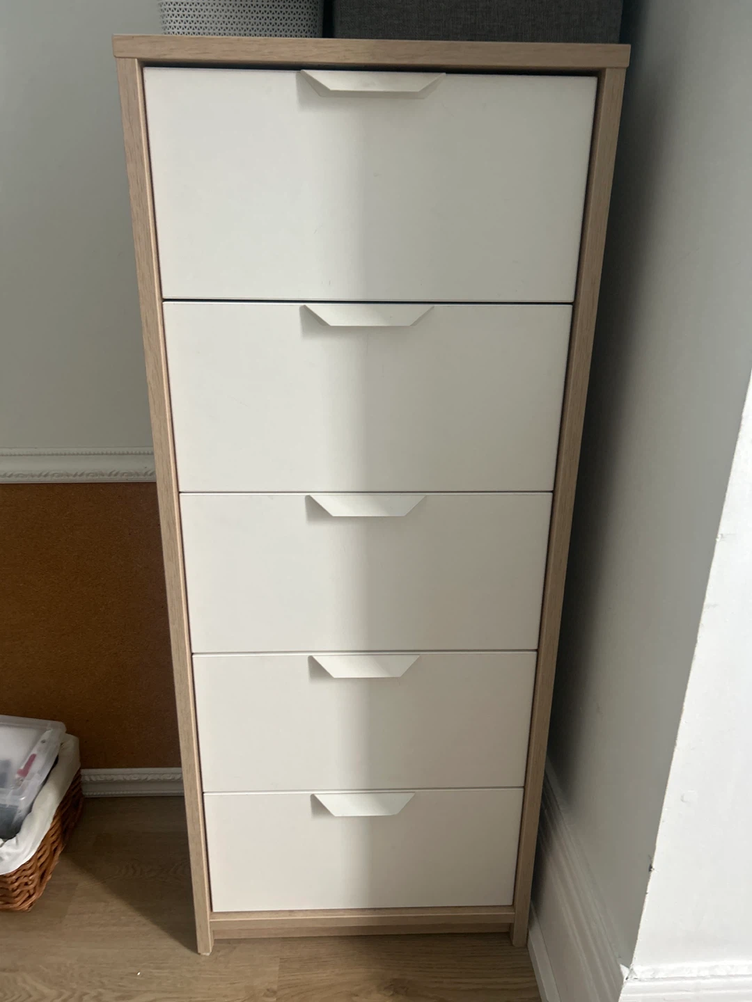 White 5-Drawer Ikea Chest