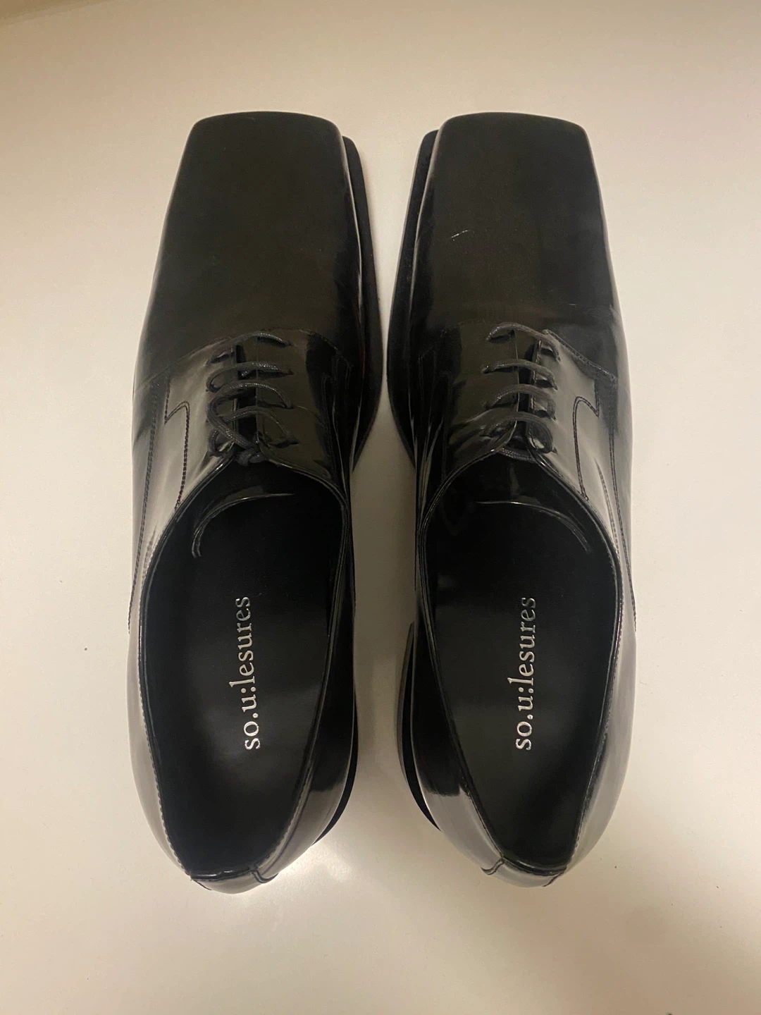 Black patent leather dress shoes - photo 5