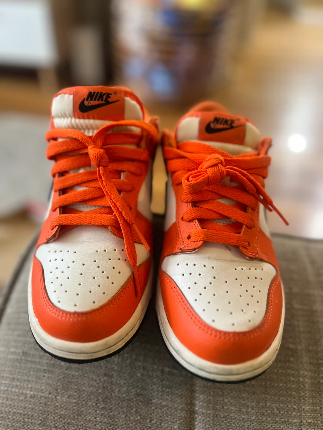 Nike Dunk Low (GS) Orange White Black Sneakers