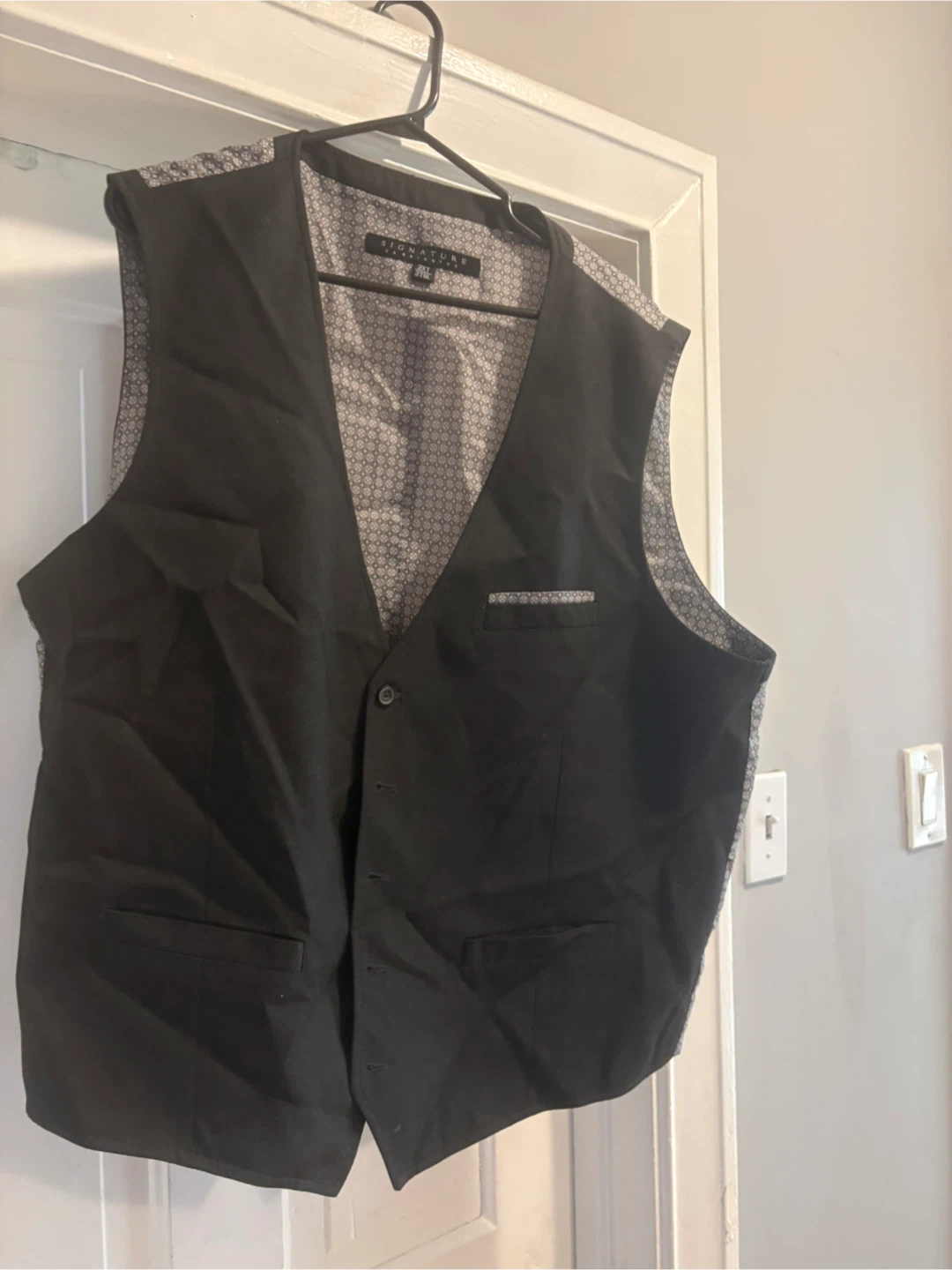 Signature Carrington Men's Black Vest 2XL - photo 2