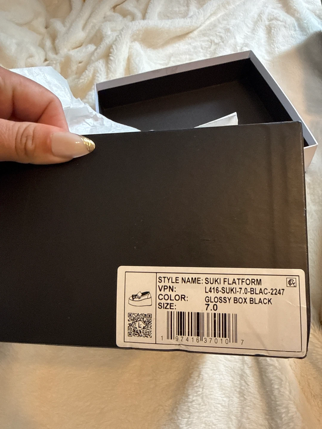 Larroude Suki Platform Loafers Black Size 7 - photo 4