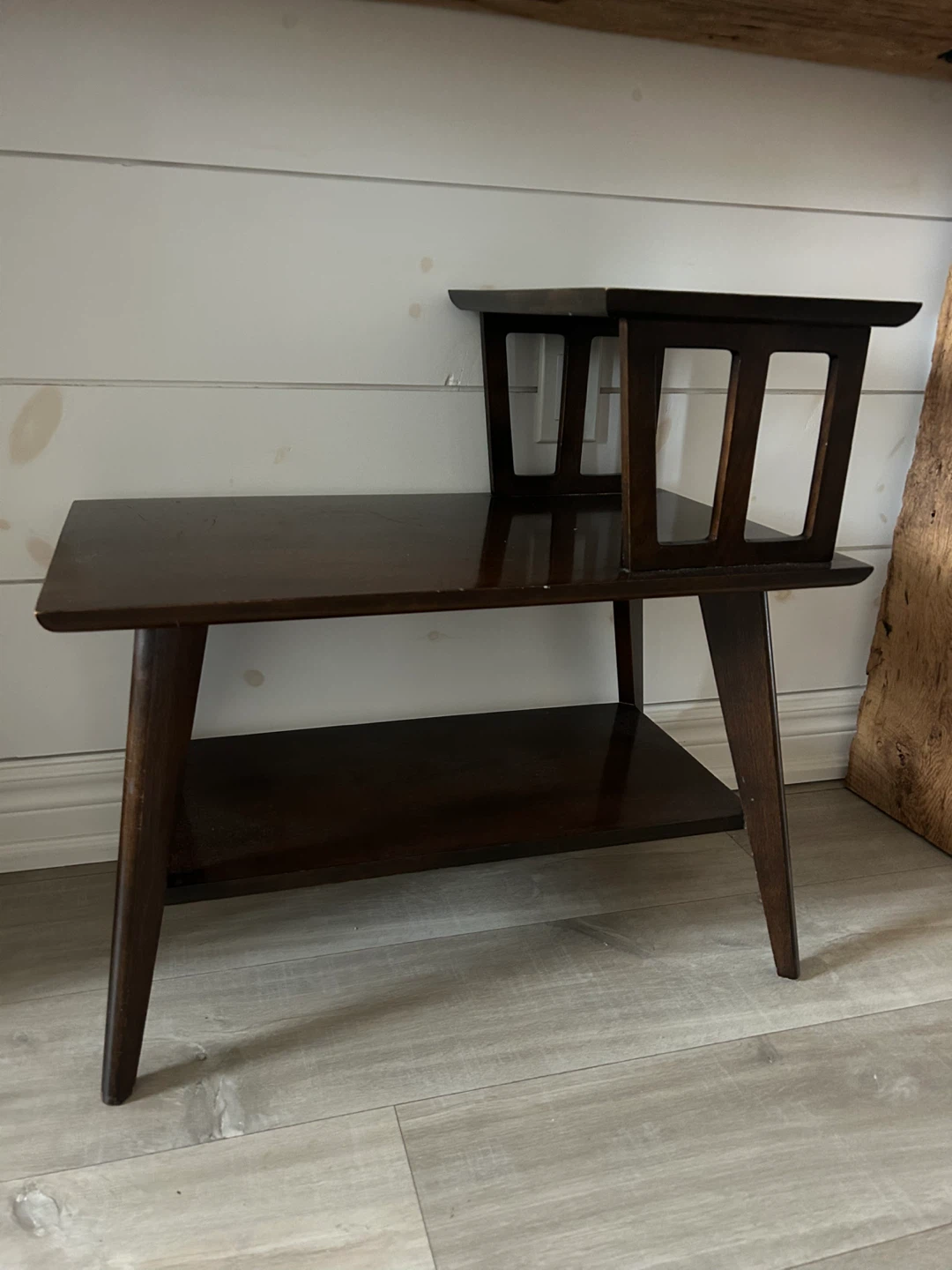 Vintage Two-Tiered End Table