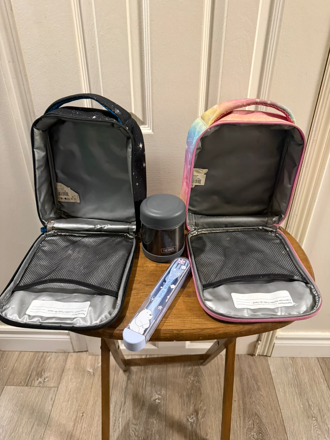 2 Thermos Lunch Bag Set with Food Jar and Utensils - photo 3