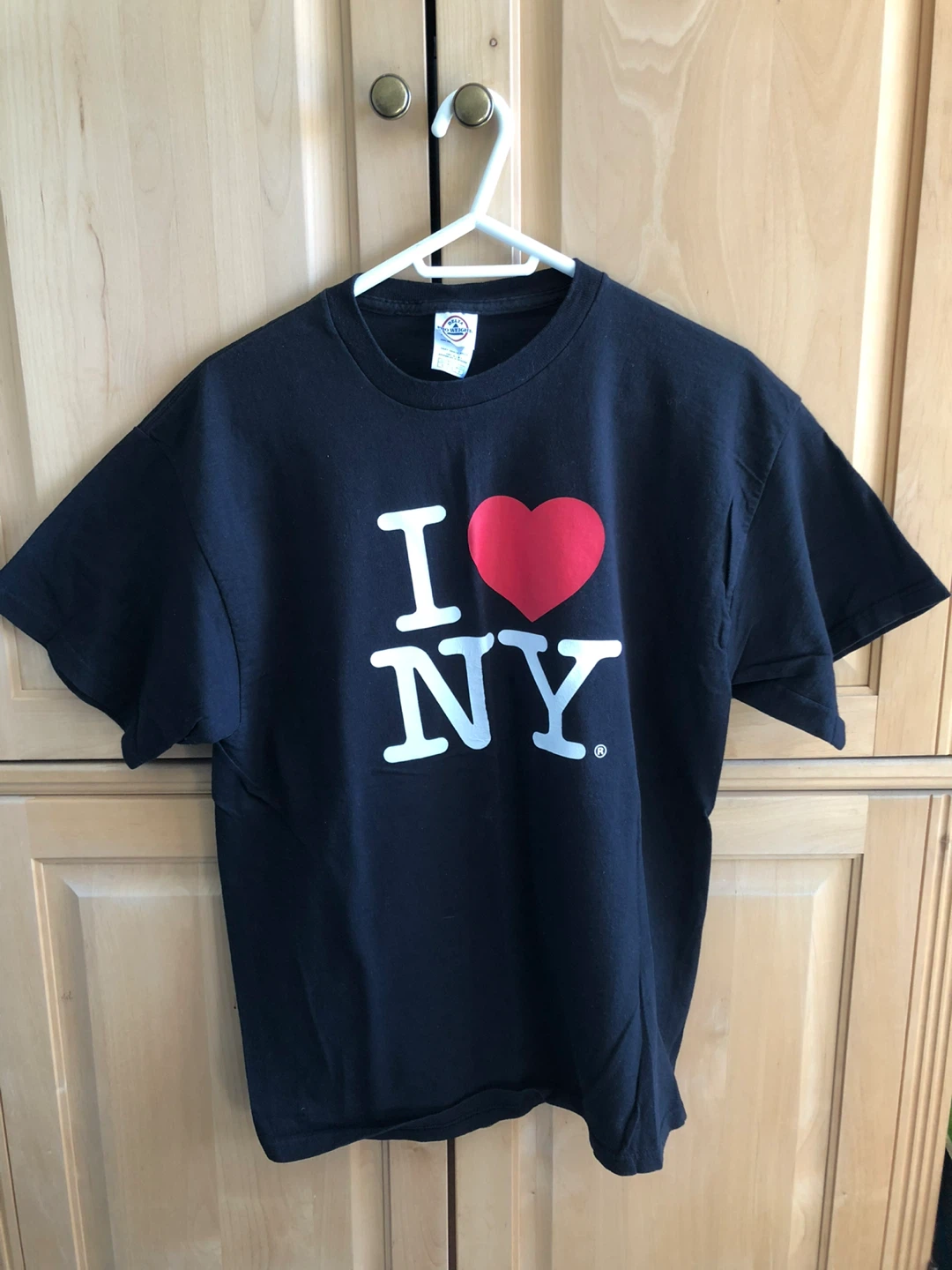 I Love NY Short Sleeve T-Shirts (Black & Green), Men’s Large - photo 5