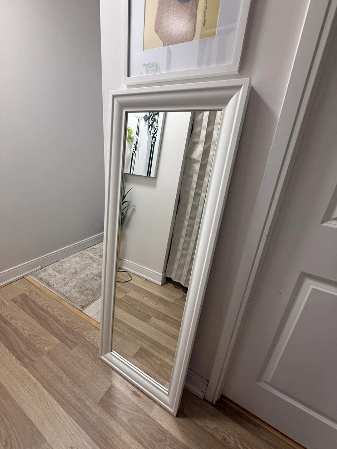 IKEA TOF TBYN Full Length Mirror - White - photo 2