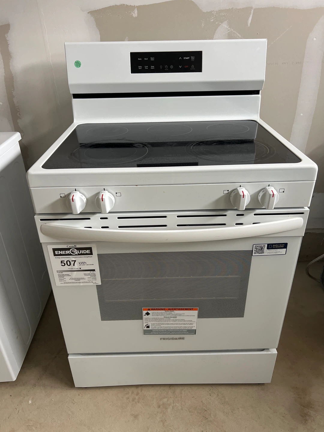 Frigidaire Electric Range - White - photo 2