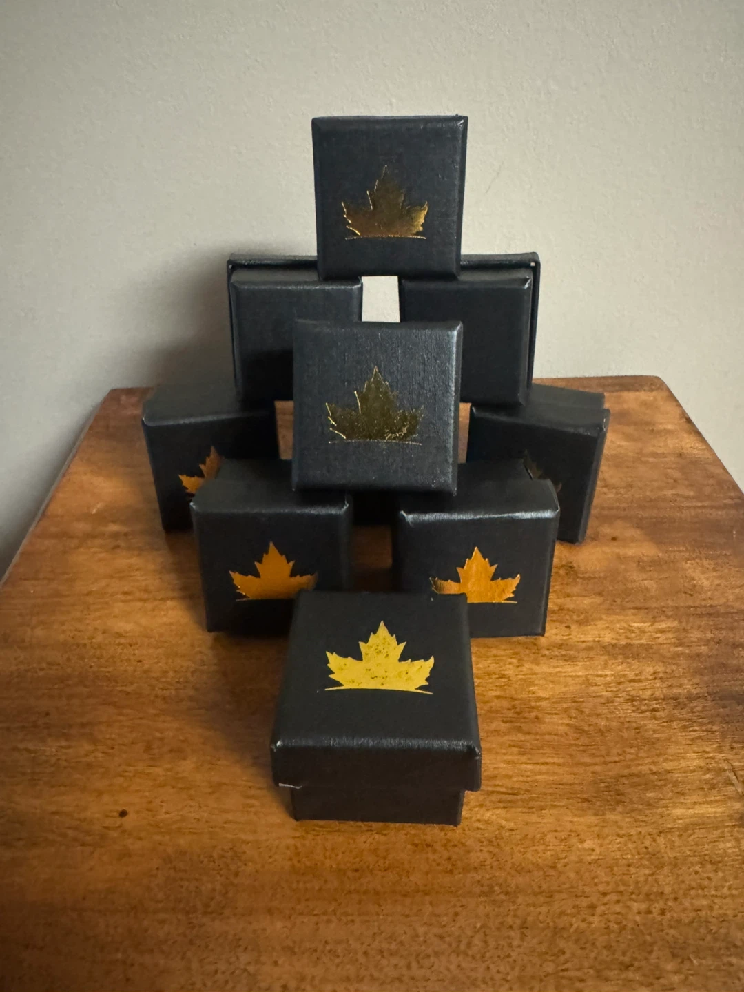 10 Empty Molson NHL Ring Boxes