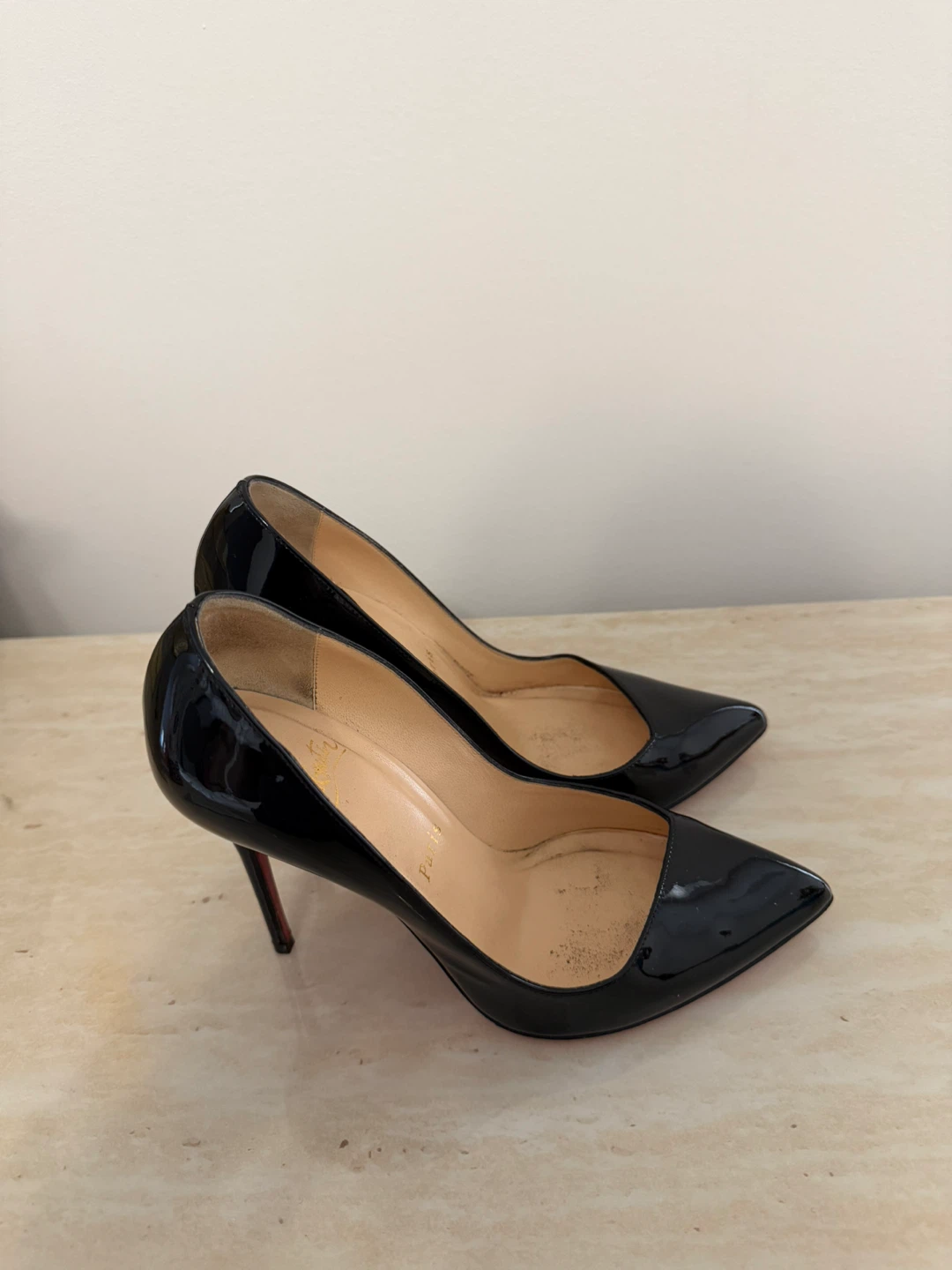 Christian Louboutin Black Patent Leather Heels - photo 3