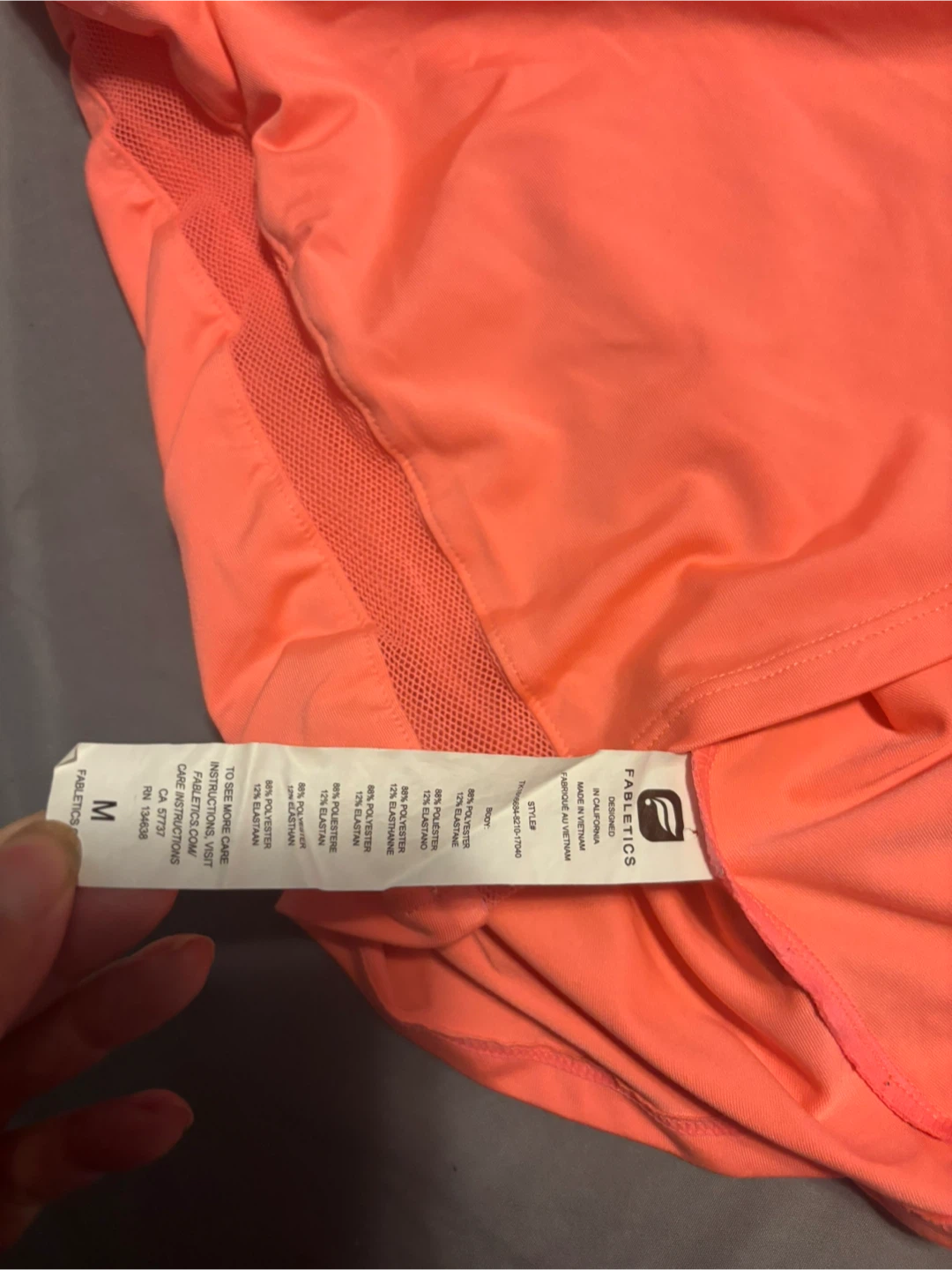 Fabletics Women's Coral Tank Top Size M - photo 2