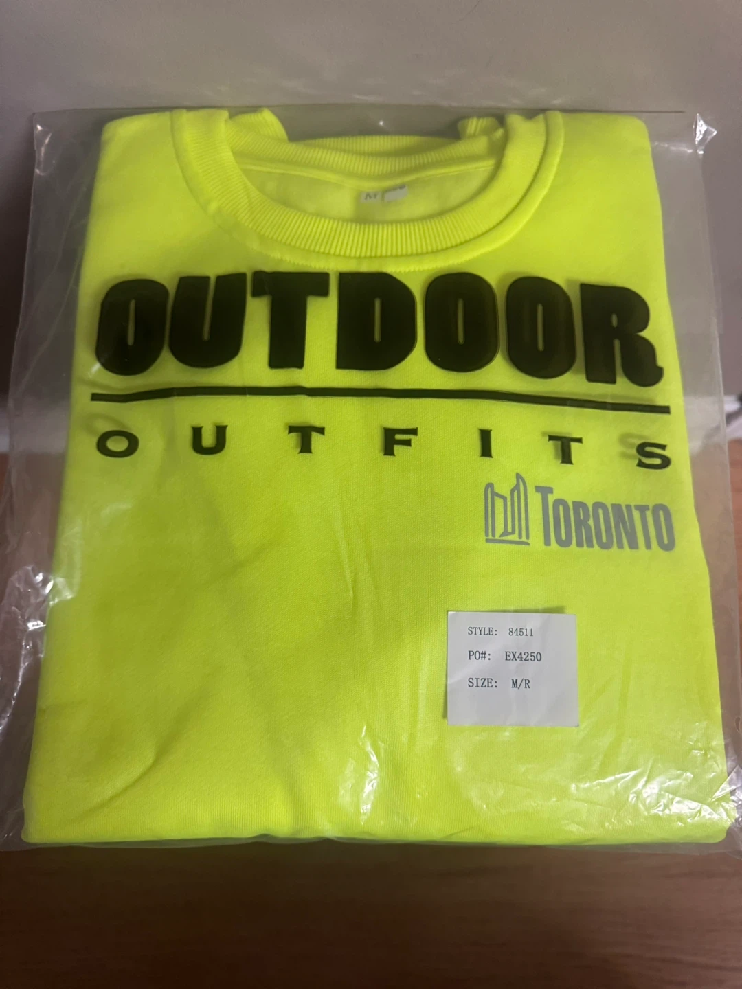 NEW City of Toronto Hi-vis Sweatshirt - photo 3
