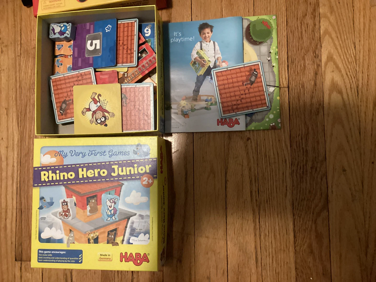 HABA Rhino Hero Junior "My Very First Games" Board Game