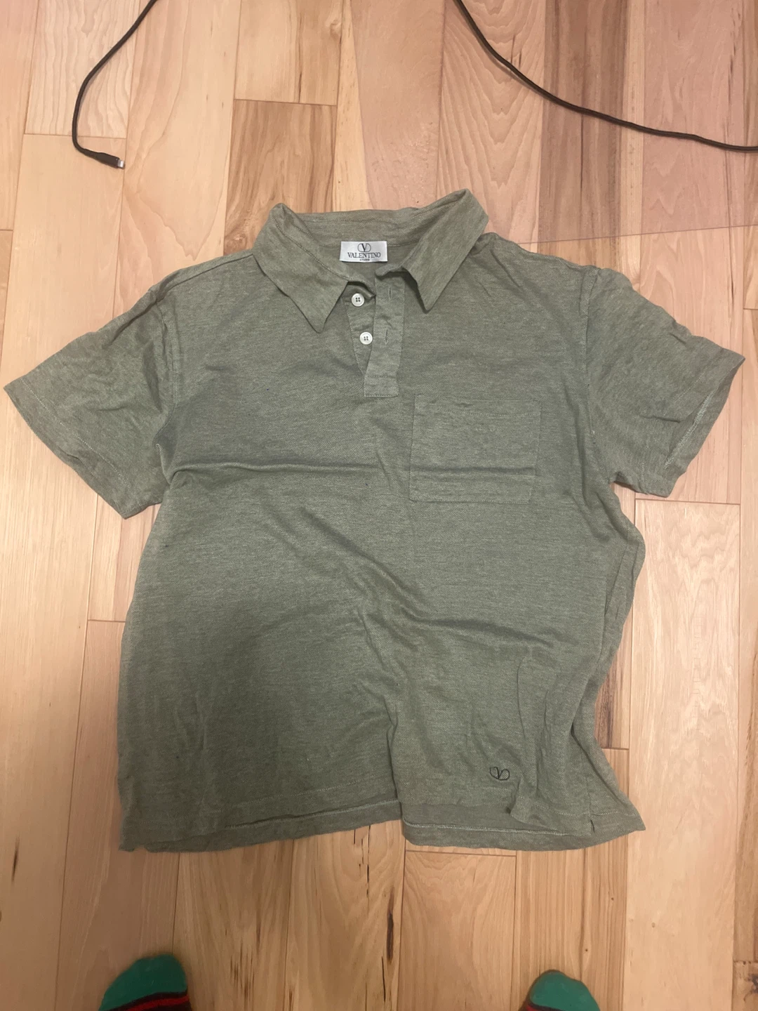 VALENTINO STUDIO Green Polo Shirt