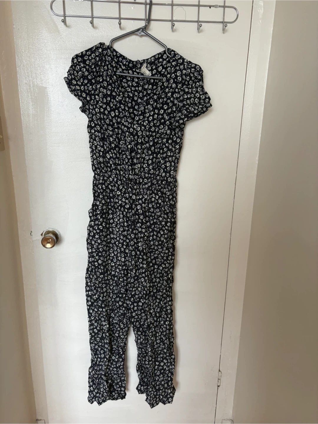 Black Floral Jumpsuit
