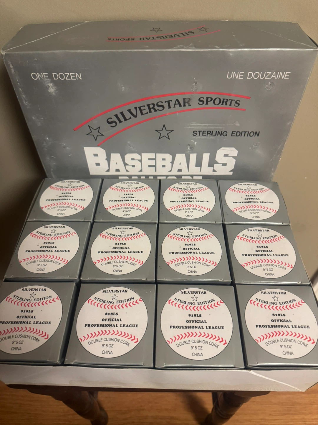 NEW Silverstar Sports 818 Baseballs - Dozen Box