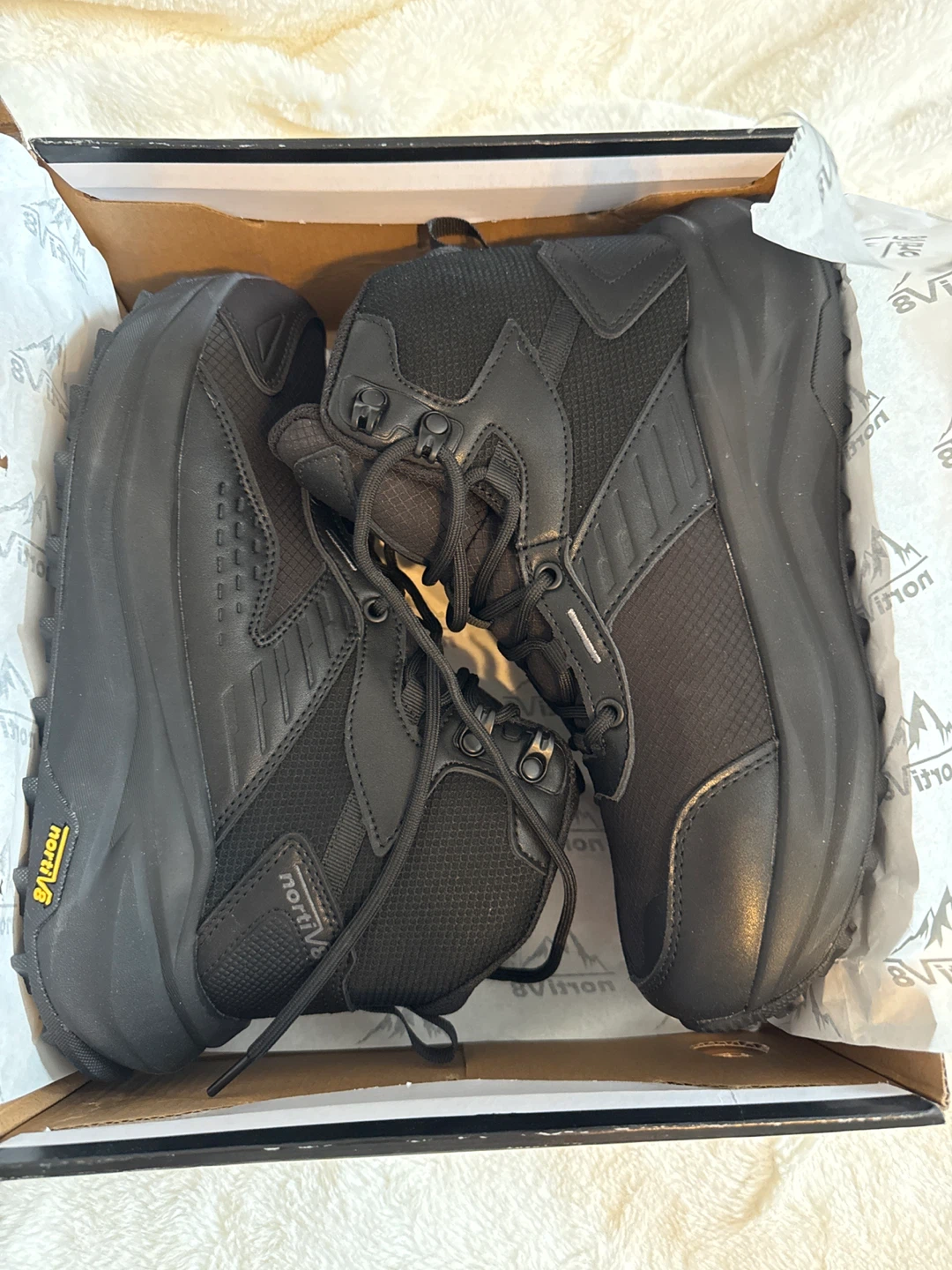 Nortiv8 Black Hiking Boots - US Size 7 - photo 4