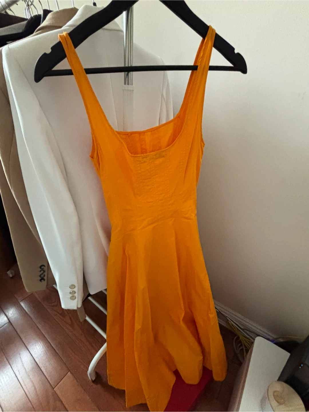 Zara Orange Mini Dress Size XS - photo 2