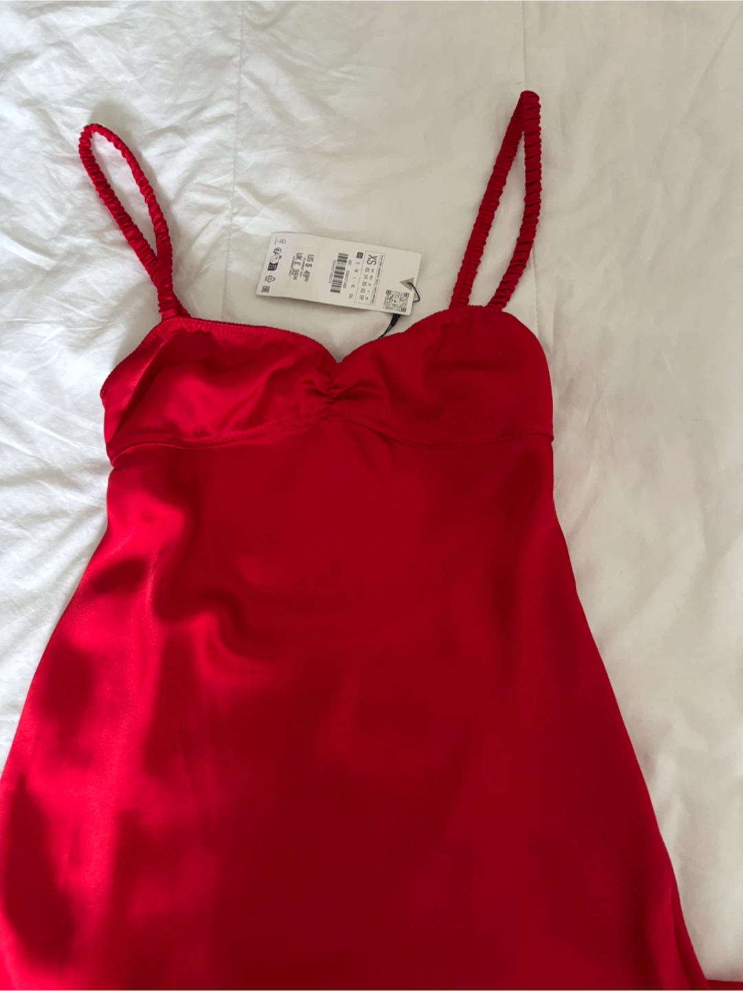 Zara Red Slip Dress - photo 5