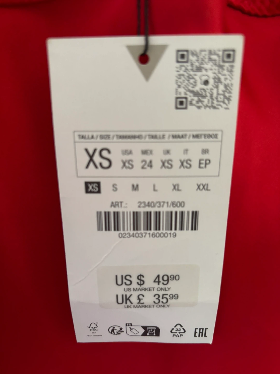 Zara Red Slip Dress - photo 3