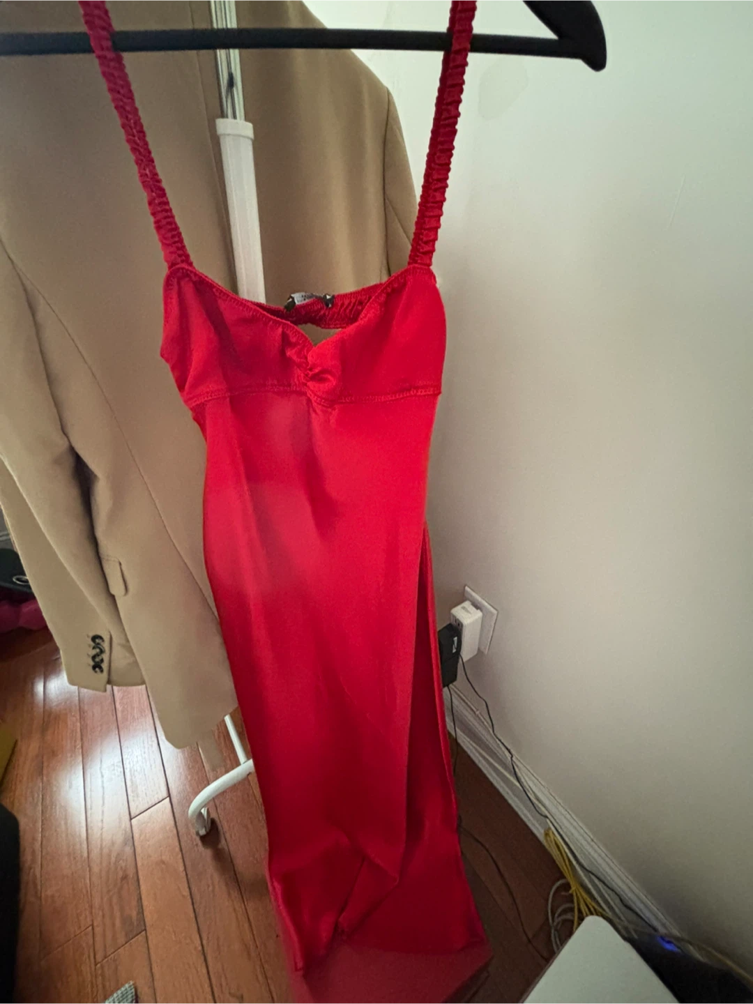 Zara Red Slip Dress - photo 2