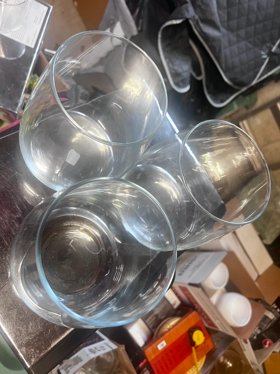 Set of 3 Clear Flower Vases - photo 2